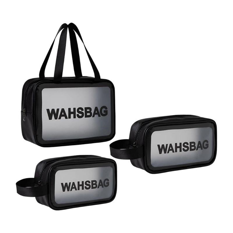 Trousse de toilette transparente pour avion