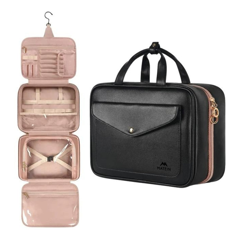 Trousse de Toilette Voyage Femme Pliable