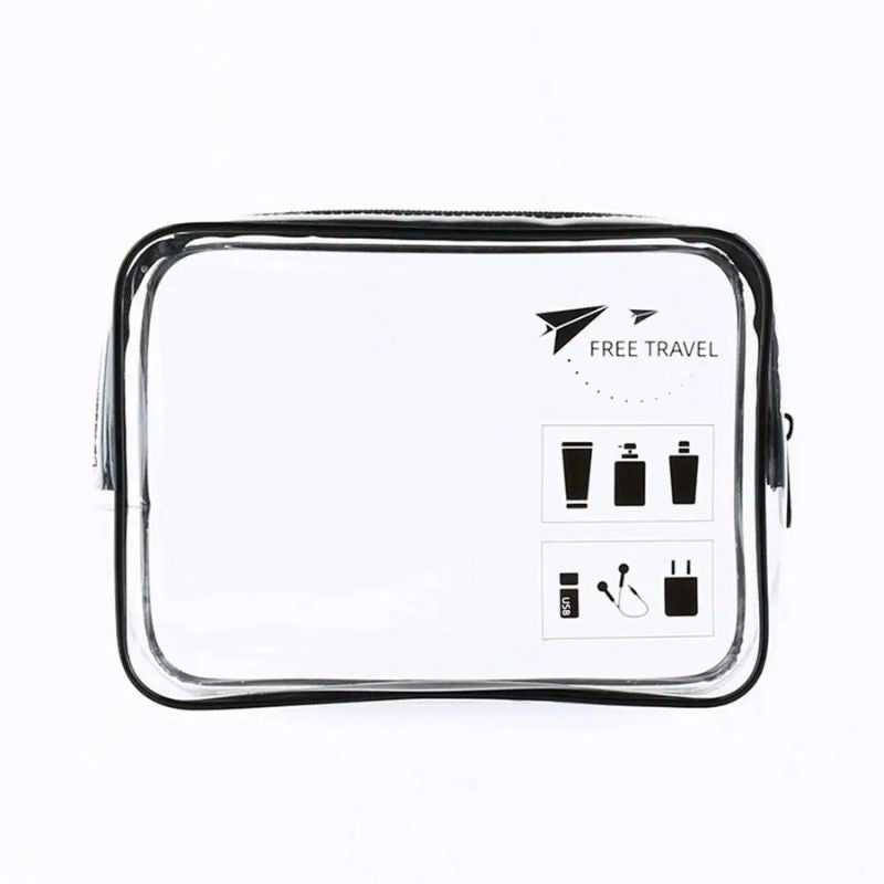 Trousse de voyage en plastique