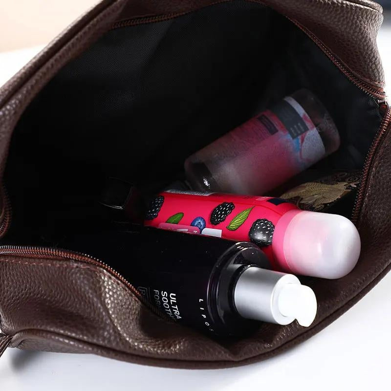 Trousse personnalisable en simili pour la toilette