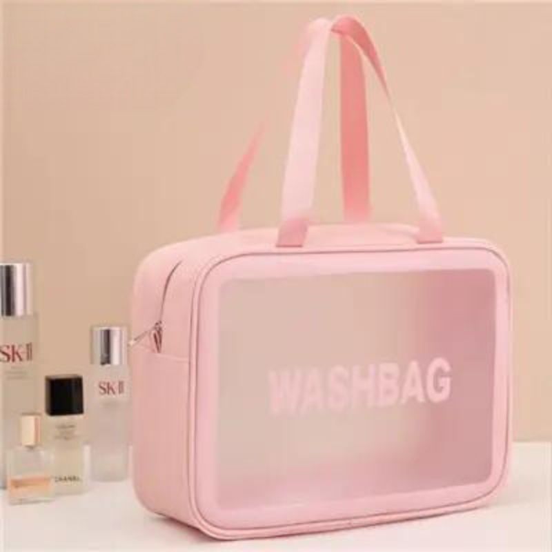Trousse transparente pour la toilette lors des voyages en avion